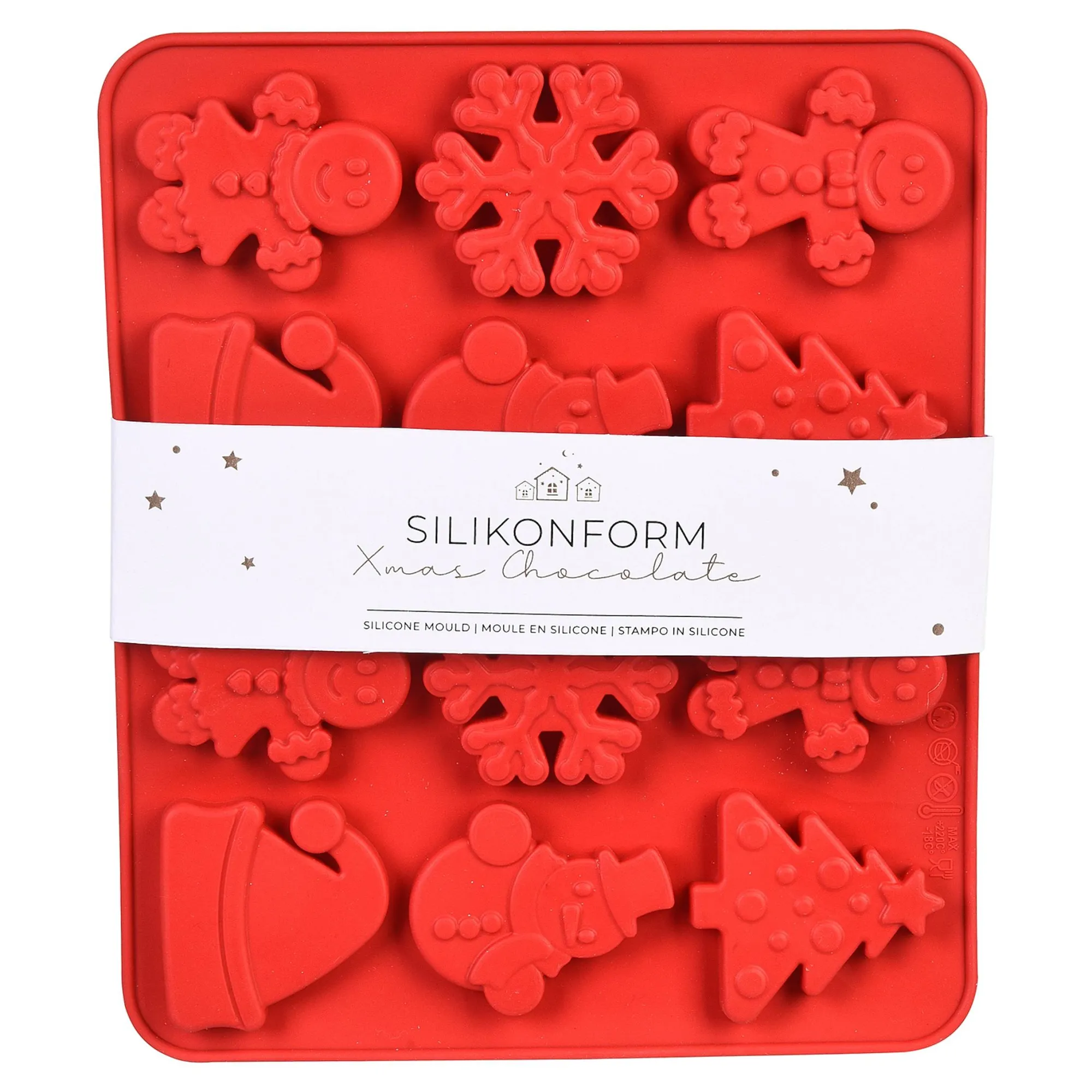 Silikon-Backform Xmas Chocolate^Depot Best