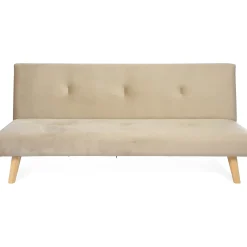 Outlet Depot 3-Sitzer Samt-Schlafsofa Polly
