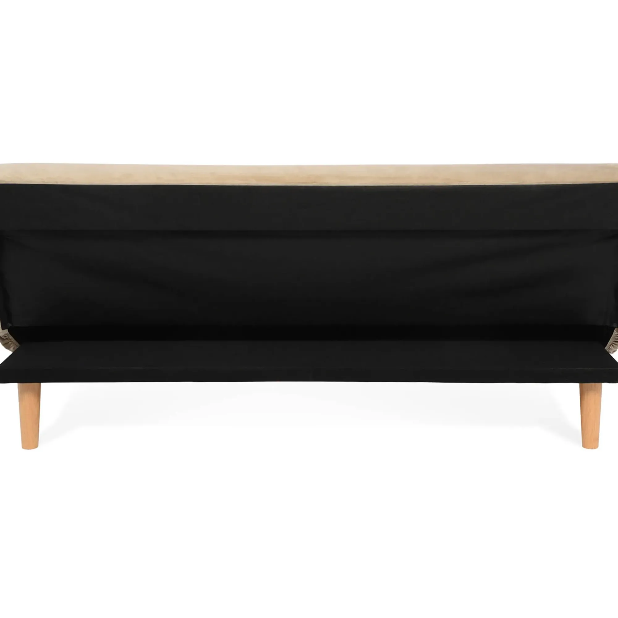 Outlet Depot 3-Sitzer Samt-Schlafsofa Polly