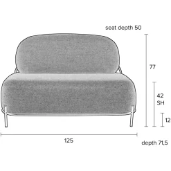 Best Depot 2-Sitzer Teddy-Sofa Polly