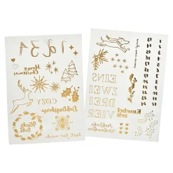 Spitzkerzen-Set Advent Mit Kerzenstickern^Depot Best Sale