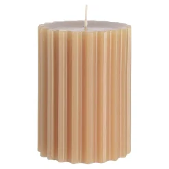 Stumpenkerze, Gerillt^Depot Discount