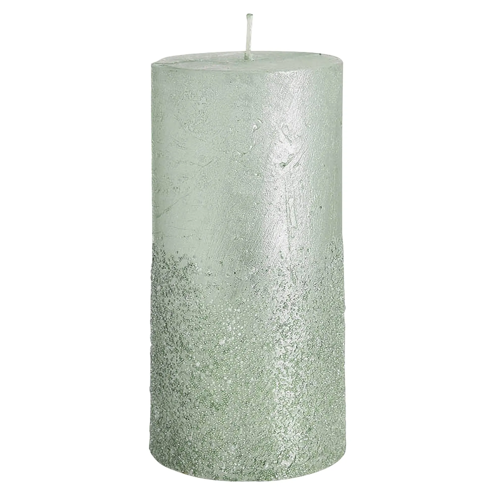 Stumpenkerze Metallic Granulat^Depot Hot