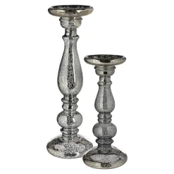 Stumpenkerzenhalter-Set Glam^Depot Cheap