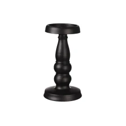 Stumpenkerzenhalter-Set Svart^Depot Cheap