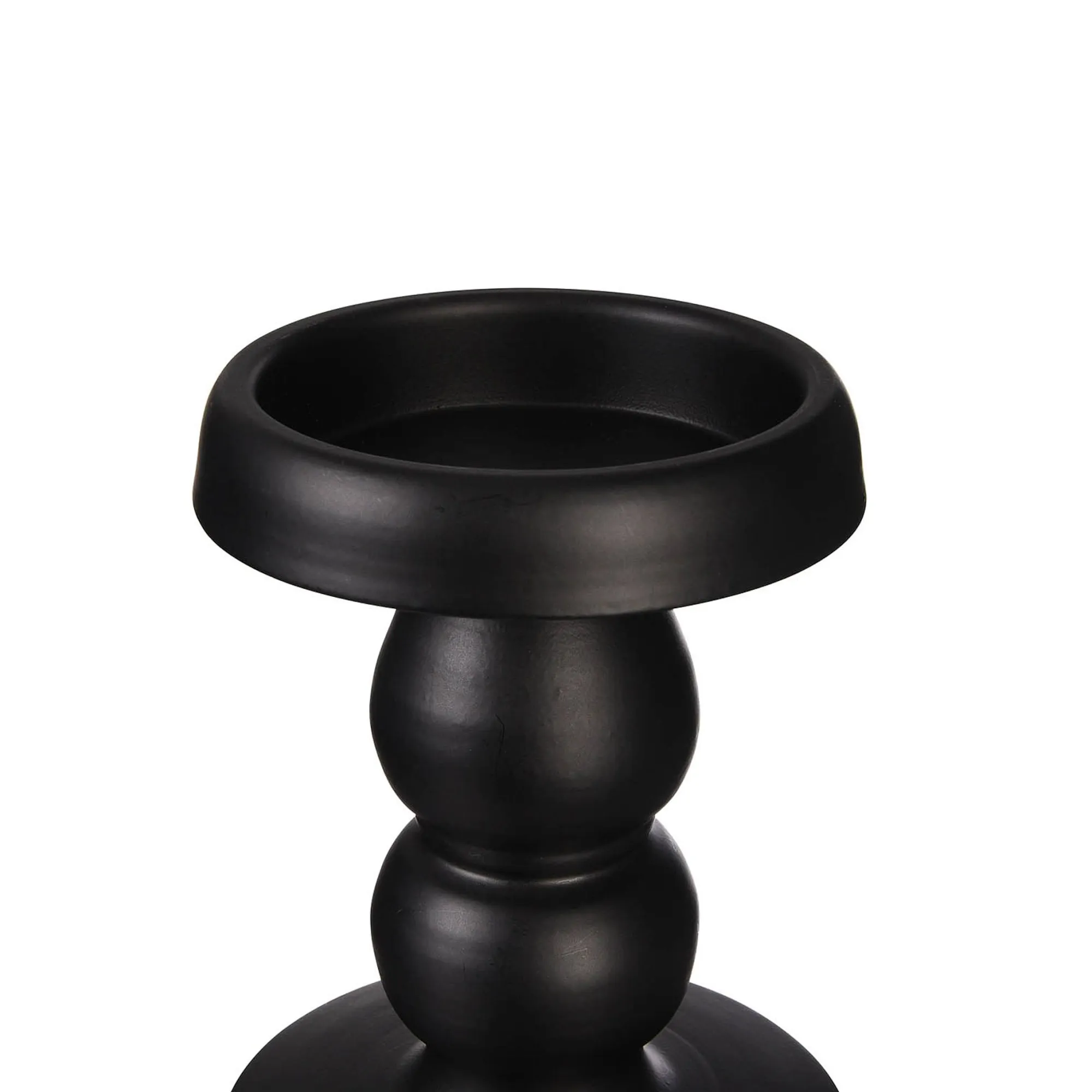 Stumpenkerzenhalter Svart^Depot Discount