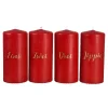 Stumpenkerzen-Set Advent^Depot Cheap