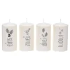 Stumpenkerzen-Set 1-2-3-Wow!^Depot Best Sale
