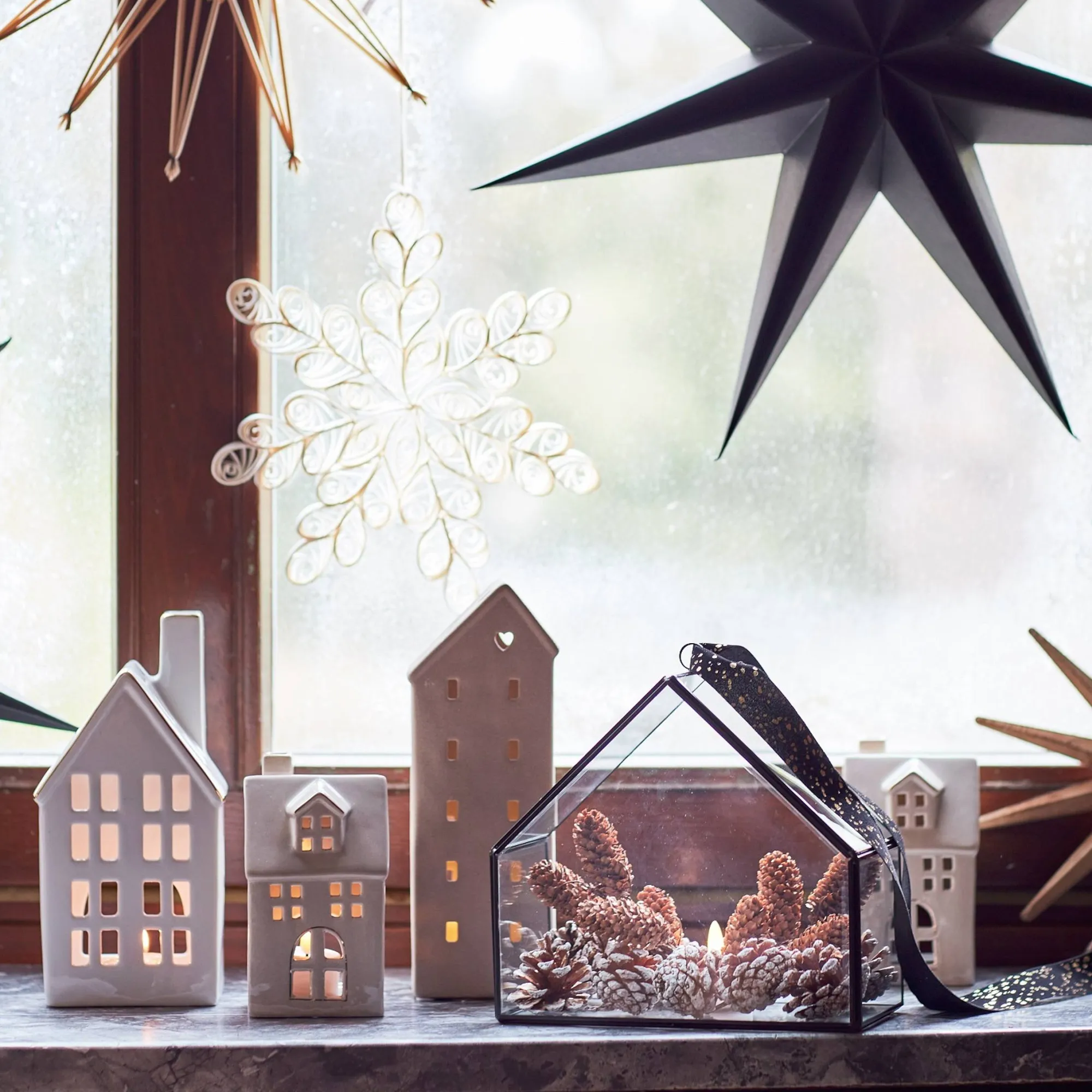 Teelichthalter-Set Haus^Depot Online