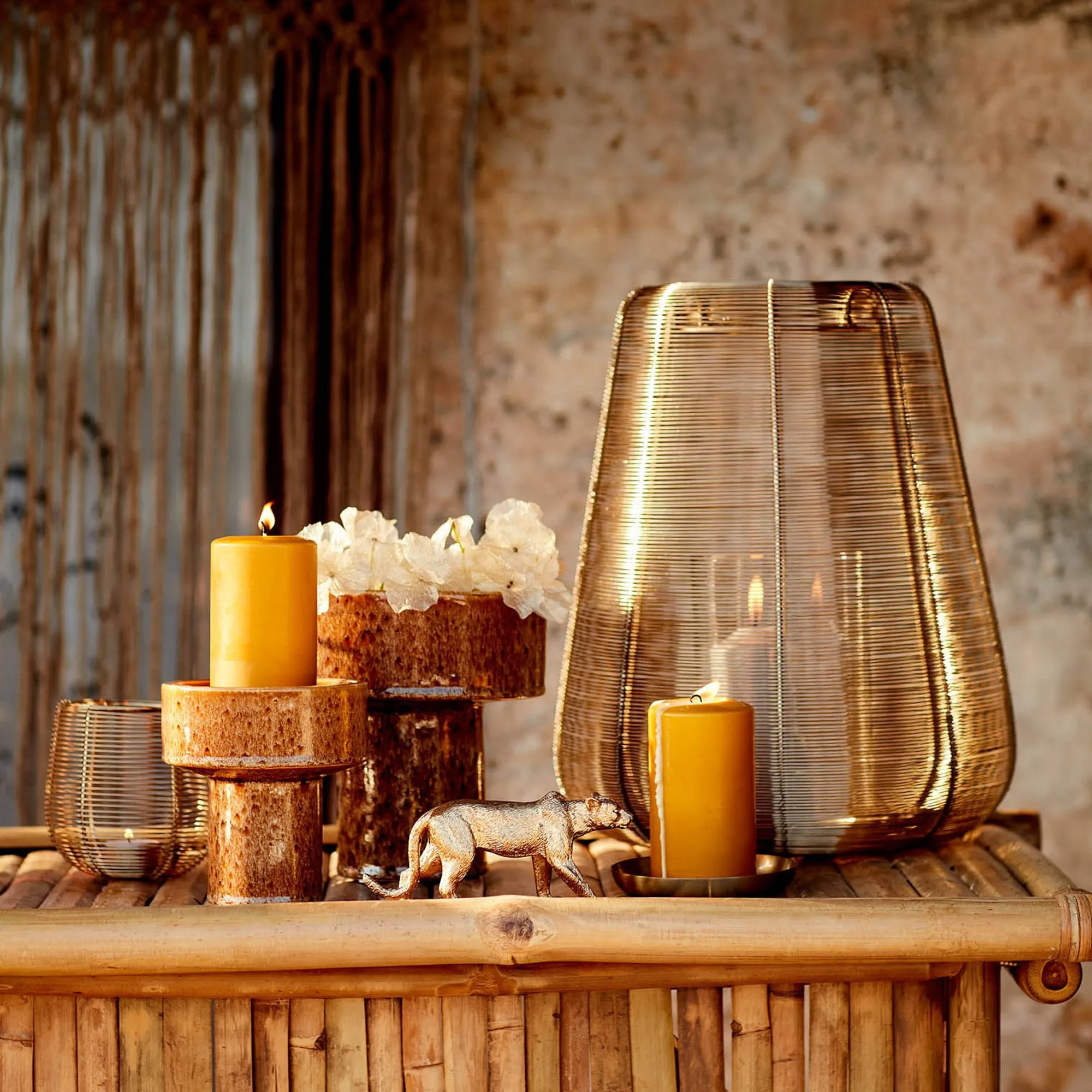 Teelichthalter-Set Posh^Depot Online