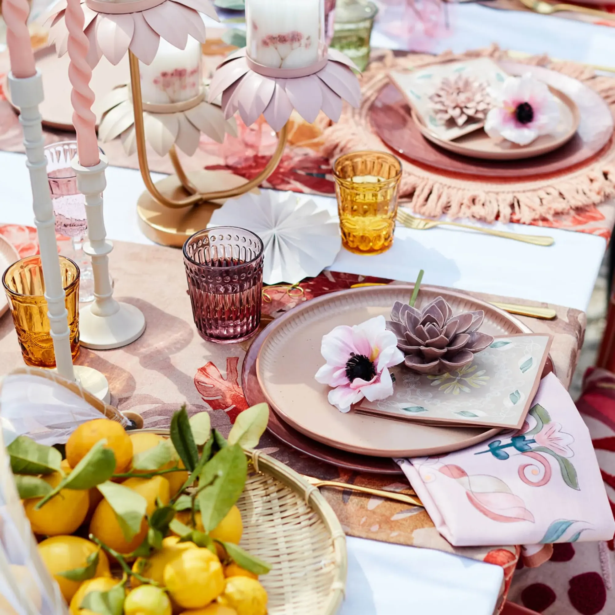 Discount Depot Tischset Fransen