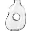Online Depot Vase Hole Glass Ca.18X10,5X26C