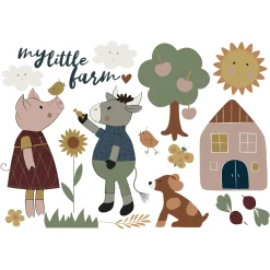 Shop Depot Wandsticker-Bogen Little Farm