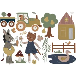 Shop Depot Wandsticker-Bogen Little Farm