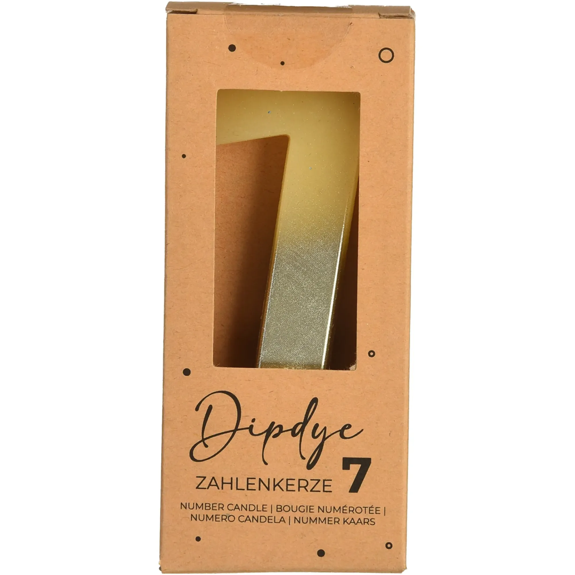 Best Depot Zahlenkerze Dip Dye 7