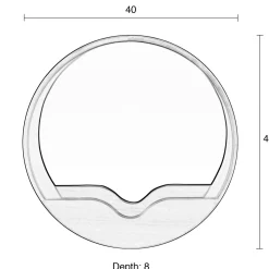 Cheap Depot Zuiver Wandspiegel Round Wall