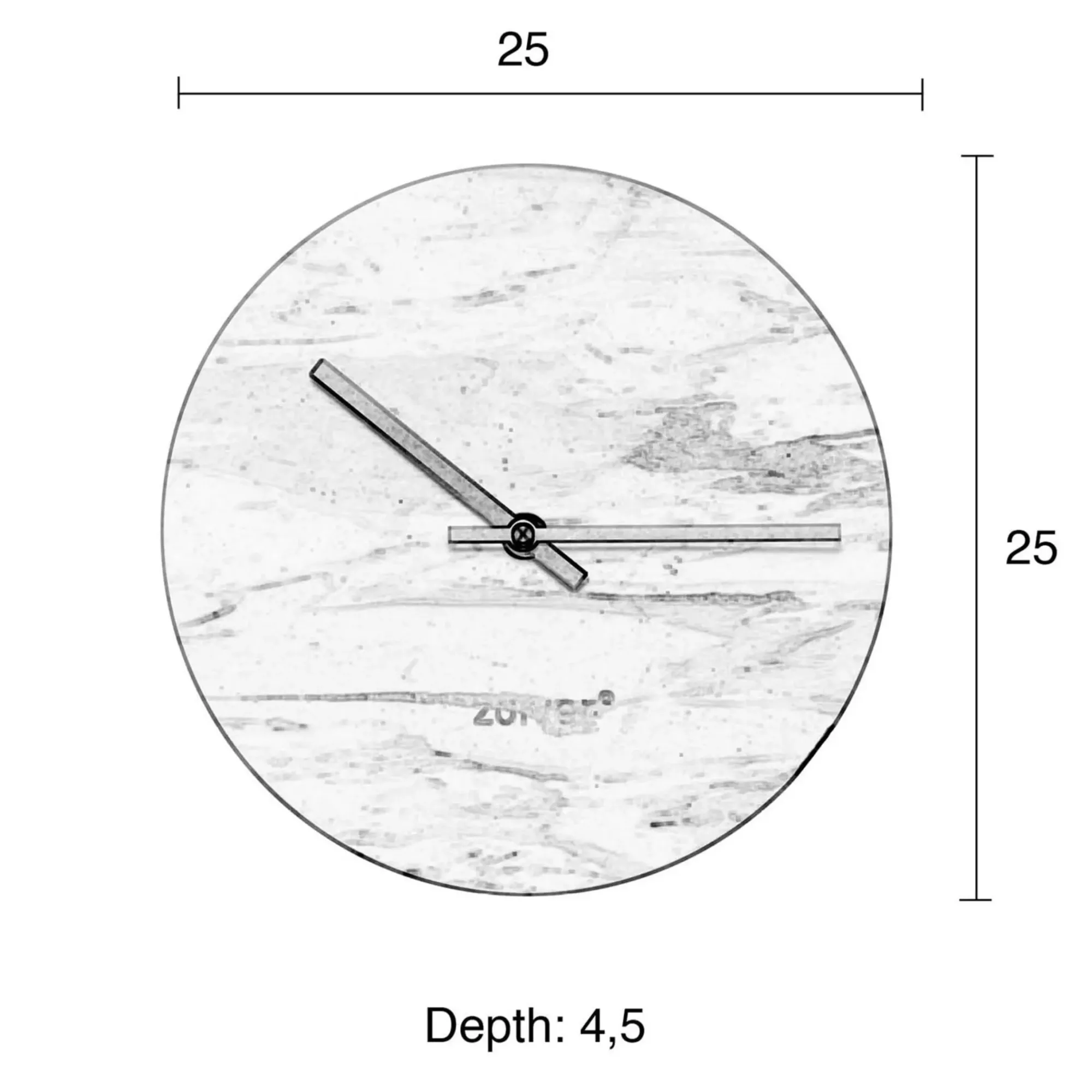 Cheap Depot Zuiver Wanduhr Marble