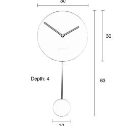 Fashion Depot Zuiver Wanduhr Minimal